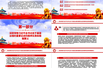 2024基层强则国家强基层安则天下安PPT党建风基层治理微党课