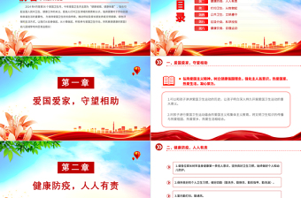 全国第36个爱国卫生月PPT大气精美健康城镇健康体重课件