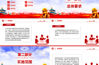 党建工作述职评议考核方案PPT红色精美党组织书记抓基层党建模板下载