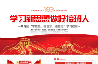 2023二十大学习新思想ppt