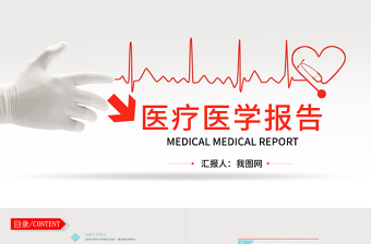 医疗护理医学报告会议总结动态PPT模板