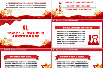 用高质量党建引领高水平生态环境保护PPT深入学习新时代中国特色社会主义思想课件