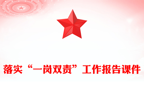 2023年落实“一岗双责”工作报告