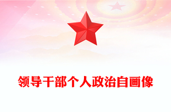 领导干部个人政治自画像