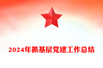 2024年抓基层党建工作总结