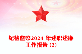 纪检监察2024 年述职述廉工作报告 (2)