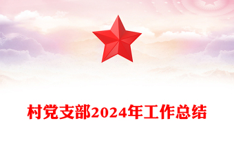 村党支部2024年工作总结
