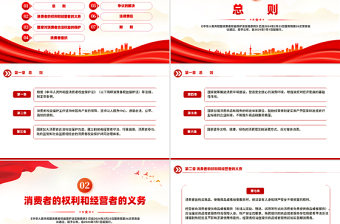 消费者权益保护法实施条例PPT简洁大气法律法规专题课件