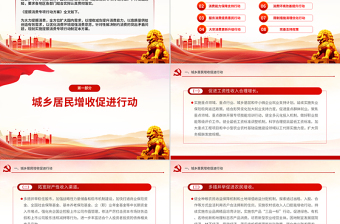 《提振消费专项行动方案》PPT简洁大气政策法规课件