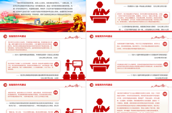 《习近平关于加强党的作风建设论述摘编》（一）PPT蓝色精美作风建设专题党课