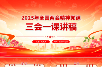 2024年全国两会精神PPT