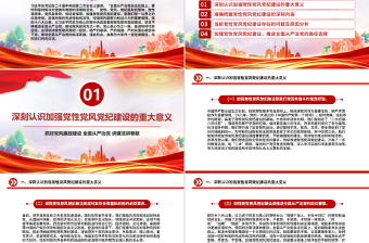 加强党性党风党纪建设推进全面从严治党PPT微党课下载