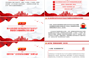 2025年全国安全生产月PPT红色精美人人讲安全个个会应急查找身边安全隐患课件下载