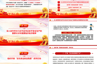 简洁风2025年全国安全生产月人人讲安全个个会应急查找身边安全隐患PPT模板下载