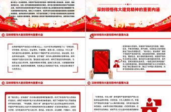 红色简洁用伟大建党精神锤炼党性修养PPT2025年七一建党节微党课