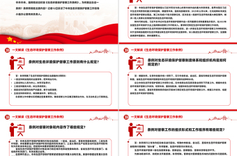 精美大气《生态环境保护督察工作条例》解读PPT课件