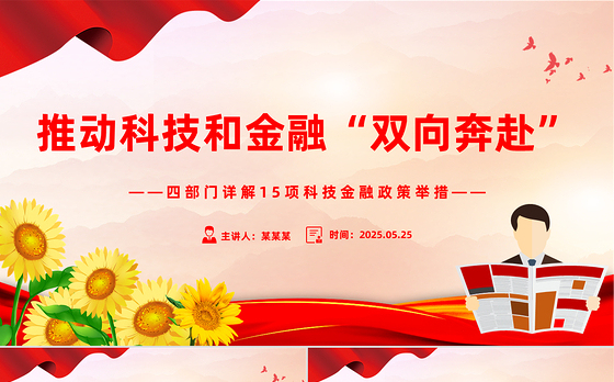 2025年15项科技金融政策举措详解PPT课件下载