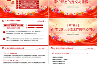 党政风新时代意识形态工作应知应会PPT辅导党课