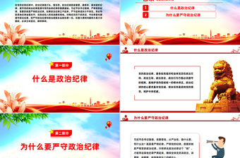 党的政治纪律知与行PPT2025年严明党的纪律专题课件下载