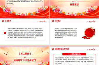 精品《关于进一步加强城市建筑垃圾治理的意见》PPT课件