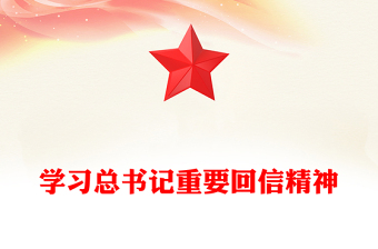 新时代青年学习总书记重要回信精神PPT党课课件(讲稿)