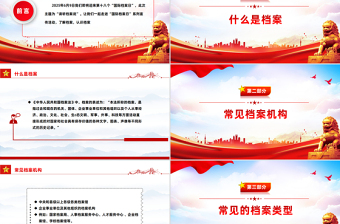 第十八个国际档案日PPT请听档案说主题宣传课件