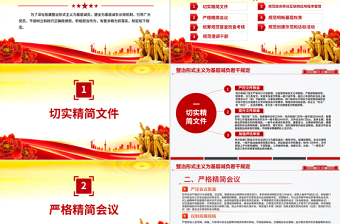 整治形式主义为基层减负若干规定PPT课件