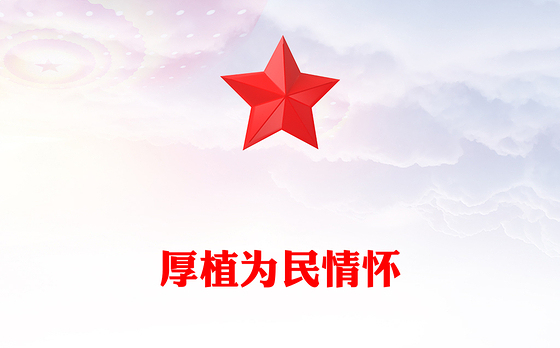简洁风厚植为民情怀PPT总书记的部分相关重要论述微党课(讲稿)