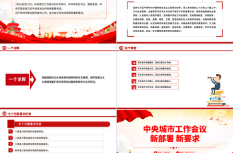 速读中央城市工作会议新部署新要求PPT课件下载
