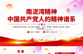 一文读懂南泥湾精神PPT中国共产党人的精神谱系党课下载