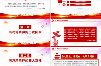一文读懂南泥湾精神PPT中国共产党人的精神谱系党课下载