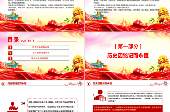 2025弘扬伟大抗战精神奋进民族复兴伟业PPT纪念抗战胜利八十周年课件