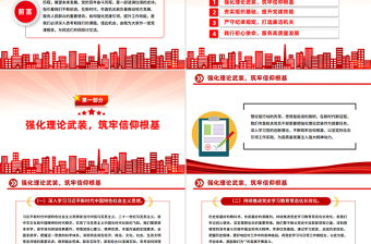 党员思想教育党课PPT坚定信念砥砺前行课件下载