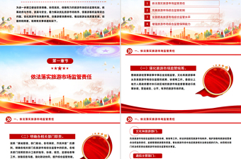 简洁风关于进一步加强旅游市场综合监管的通知PPT课件