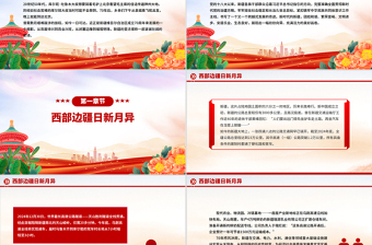 天山焕新颜丝路著华章PPT新疆维吾尔自治区成立70周年课件