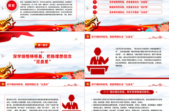 高举思想旗帜筑牢安全防线PPT全面提升新时代意识形态工作质效党课下载