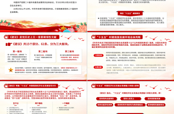 大气精美介绍与解读二十届四中全会精神PPT党课课件