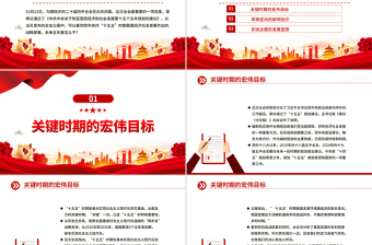 简洁大气未来五年怎么干PPT党的二十届四中全会擘画发展蓝图课件