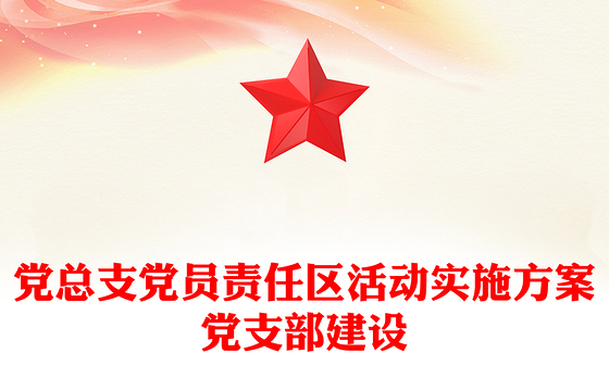 党总支党员责任区活动实施方案党支部建设