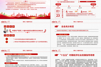 精美实用二十届四中全会要点PPT学习的的二十届四中全会精神党课课件