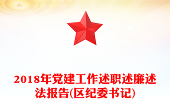 述廉述职述党建