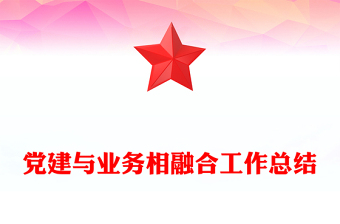 党建与业务相融合工作总结