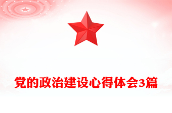 党的政治建设心得体会3篇