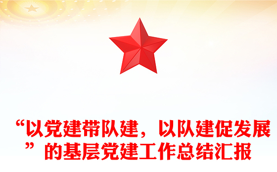 “以党建带队建，以队建促发展”的基层党建工作总结汇报