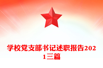 学校党支部书记述职报告2021三篇
