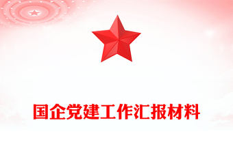 国企党建工作汇报材料