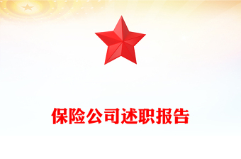 保险公司述职报告