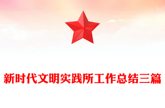 新时代文明实践所工作总结三篇