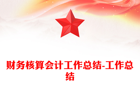 财务核算会计工作总结-工作总结