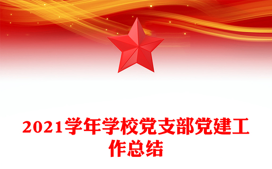 2021学年学校党支部党建工作总结